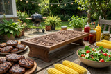 Carved Wood Buffet Riser | Modular Serving Stand