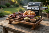 Carved Wood Buffet Riser | Modular Serving Stand
