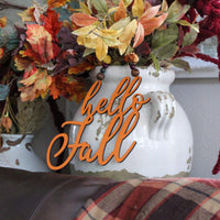Hanging Sign - Hello Fall
